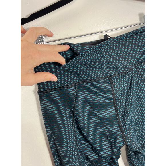 Lululemon Women's 6 Teal Black Legging Athletic Gym Everyday Stretchy Workout - Picture 6 of 10